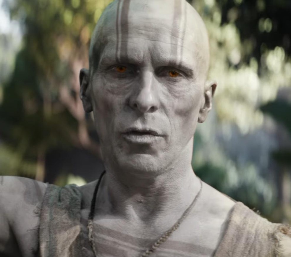 Christian Bale como Gorr  — Foto: Reprodução