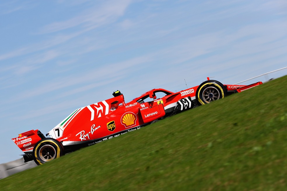Ferrari usou, basicamente, a configuração da corrida em Spa — Foto: Getty Images