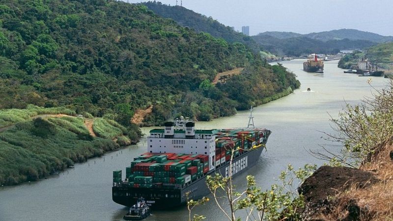 BBC 6% do comércio mundial transita pelo Canal do Panamá (Foto: Getty Images via BBC)