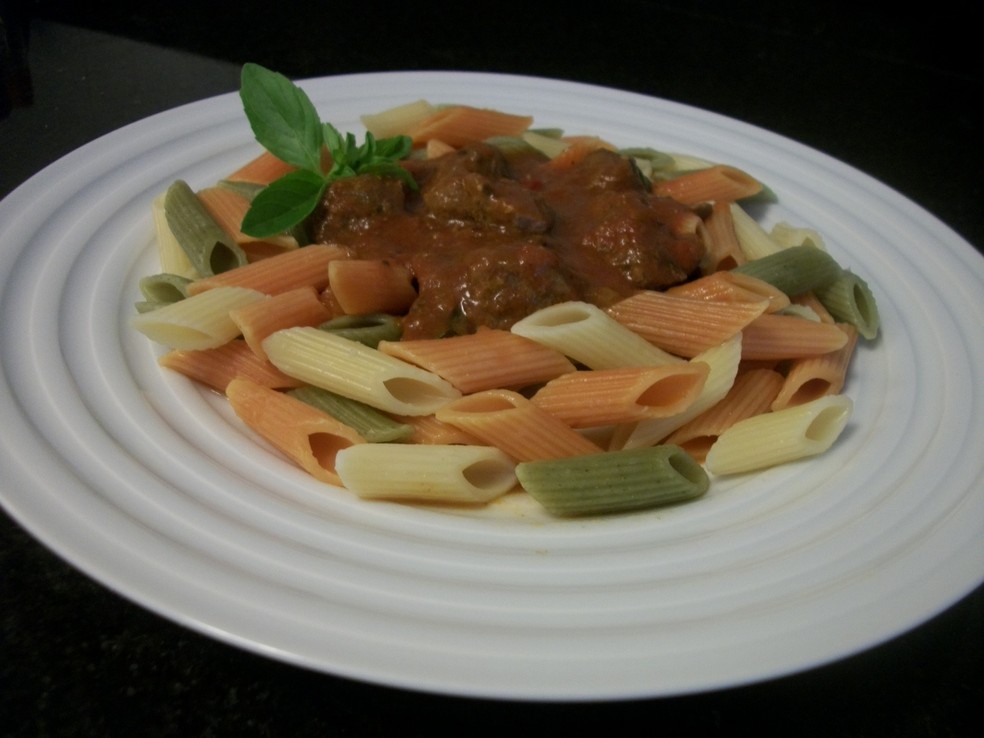 Macarrao Colorido Com Molho Receitas