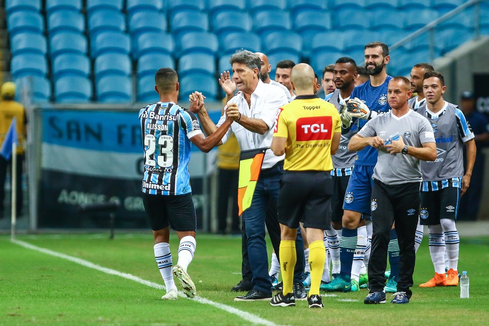 Alisson deve ser o substituto de Ramiro no clássico de sábado (Foto: Lucas Uebel / Grêmio, DVG)