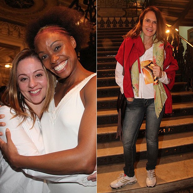 Guta Stresser recebeu o carinho de amigas como Vanessa Pascale e Xuxa Lopes (Foto: Onofre Veras/AgNews)