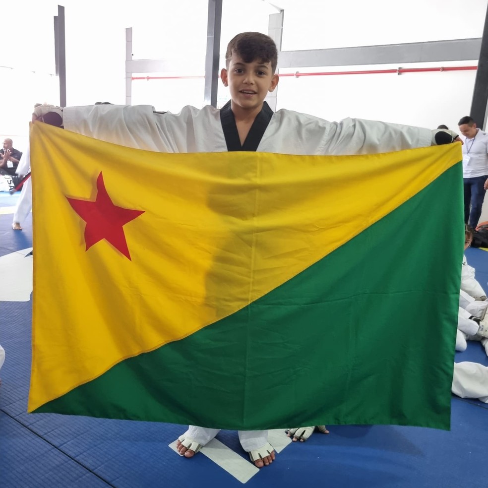 Bryan Azevedo, taekwondista acreano — Foto: Arquivo Pessoal