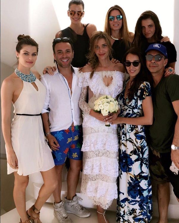 O casamento de Ana Beatriz Barros na Grécia (Foto: Reprodução/Instagram)