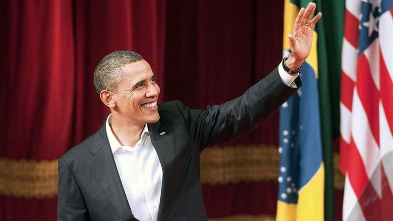 BBC - Obama, então presidente dos EUA, durante visita ao Brasil em 2011 (Foto: Getty Images via BBC News Brasil)