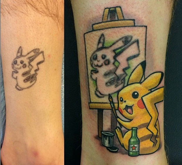 Como Desenhar e Pintar POKEMON PIKACHU 