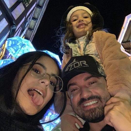 Fernando e as filhas Kamily e Alice (Foto: Reprodução / Instagram)