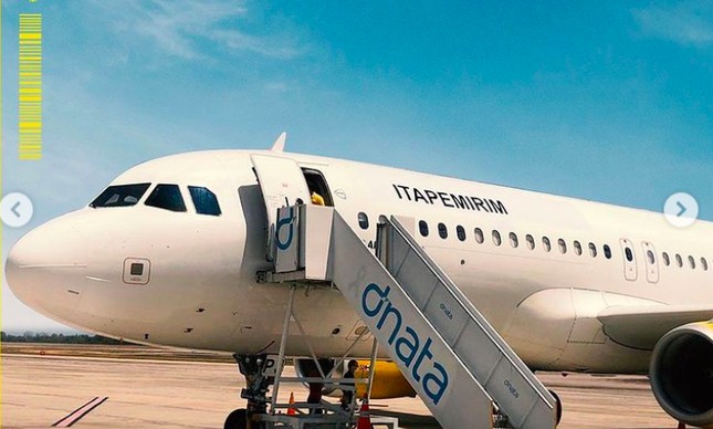 Primeiro Airbus A320 da Itapemirim pousa em Natal (RN) 