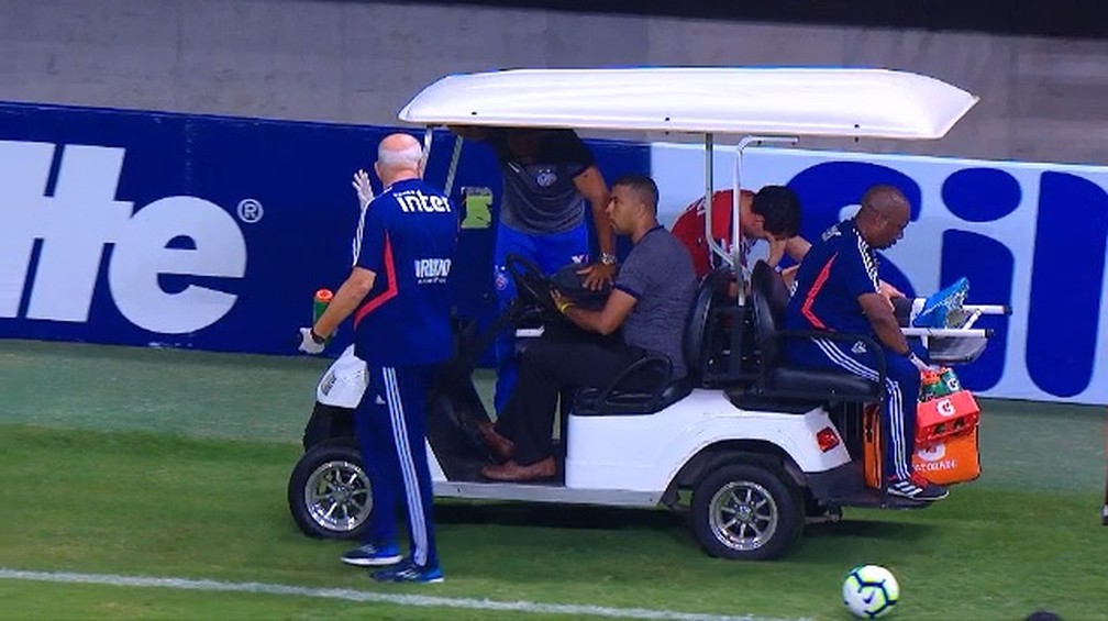 Pablo se lesiona contra o Bahia e preocupa o São Paulo — Foto: Reprodução