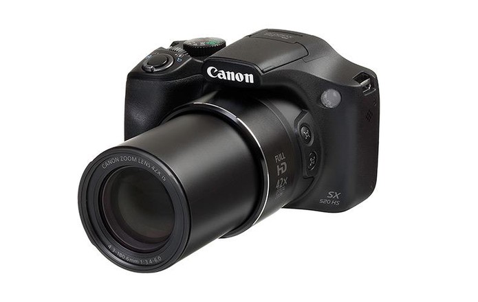 Canon SX520HS tem zoom óptico de 42x e faz vídeos em Full HD (Foto: Divulgação/Canon)