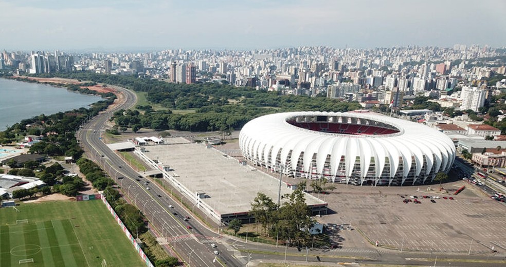 Estádio Beira-Rio e Arena da Baixada concorrem para receber as seis finais — Foto: Internacional / Divulgação