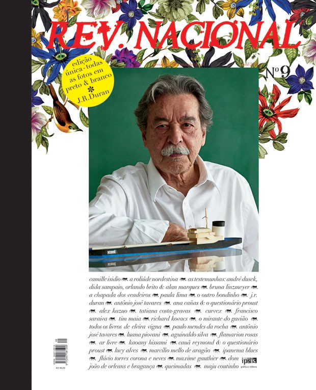 Paulo Mendes da Rocha é capa da nova edição da revista de J. R. Duran (Foto: J.R. Duran)