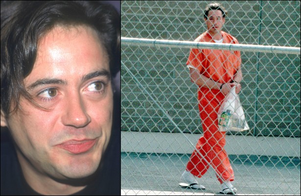 Robert Downey Jr. foi uma espécie de Lindsay Lohan na década de 90. Vivia em penitenciárias e clínicas de reabilitação por causa do abuso de drogas. Ele se livrou desses problemas de vez após decidir procurar ajuda profissional. (Foto: Getty Images)