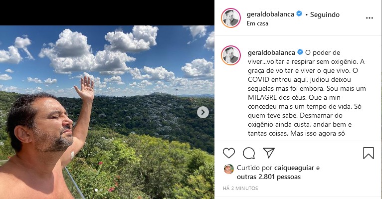 Geraldo Luís   (Foto: Reprodução/Instagram)