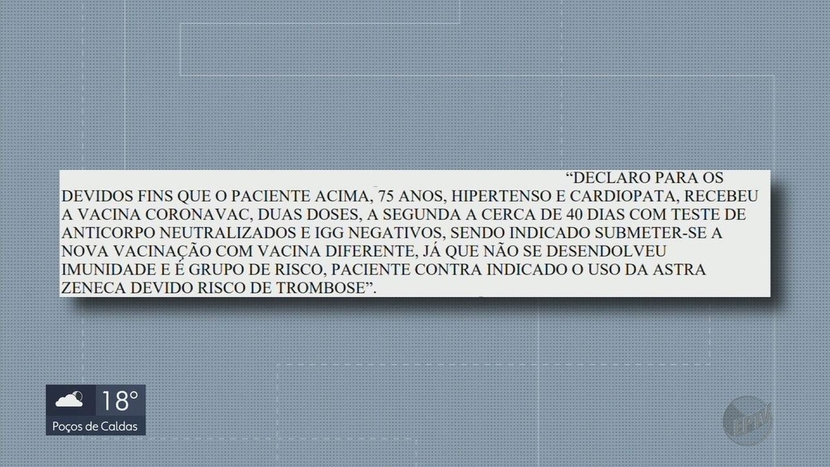 Covid-19: Idoso consegue na Justiça decisão para receber 3ª dose da vacina em Guaxupé, MG - Vimarsana News