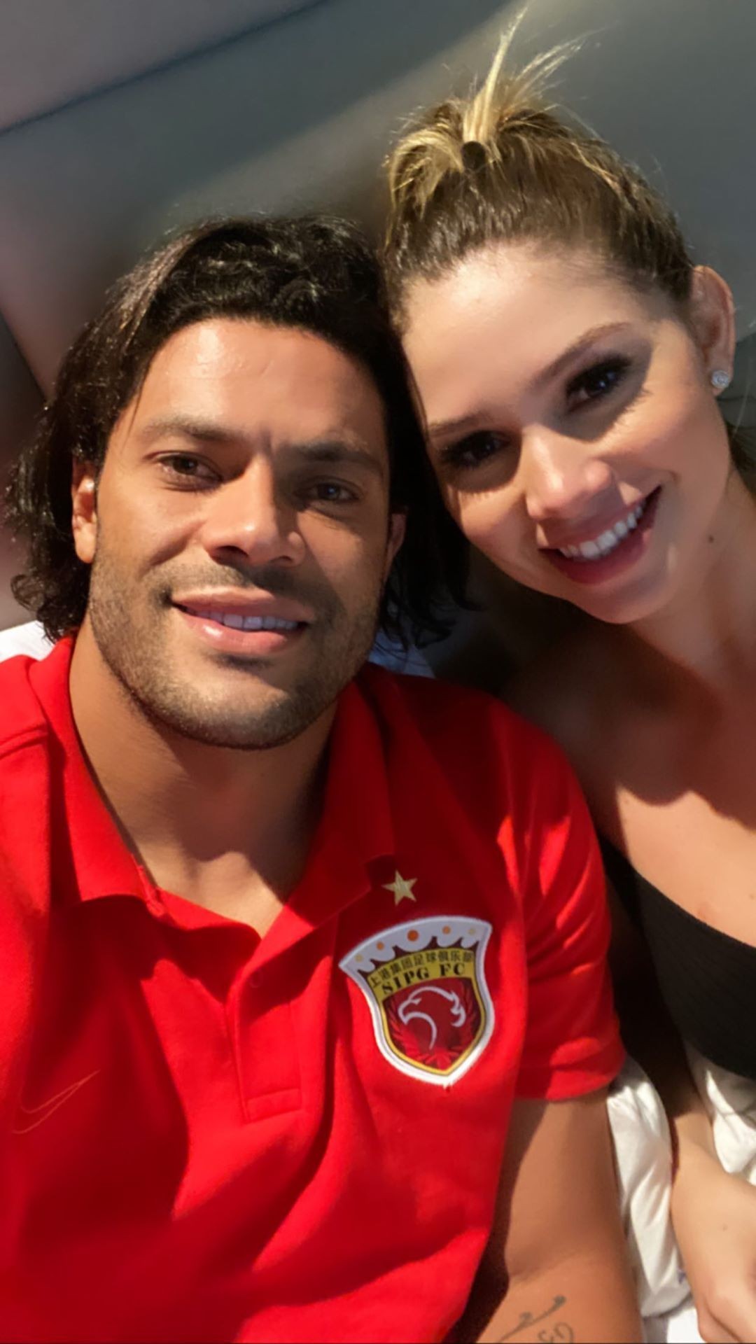 Hulk e Camila Ângelo (Foto: Reprodução/Instagram)