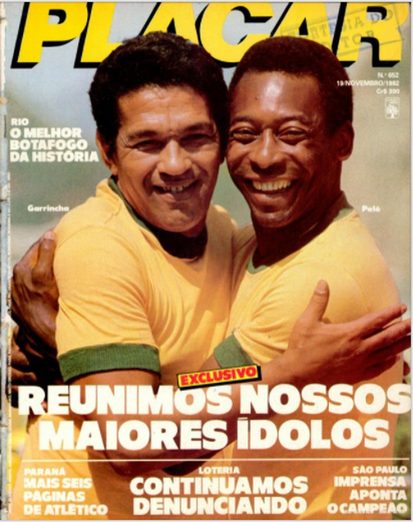 Quem fez mais gol Pelé ou Garrincha?