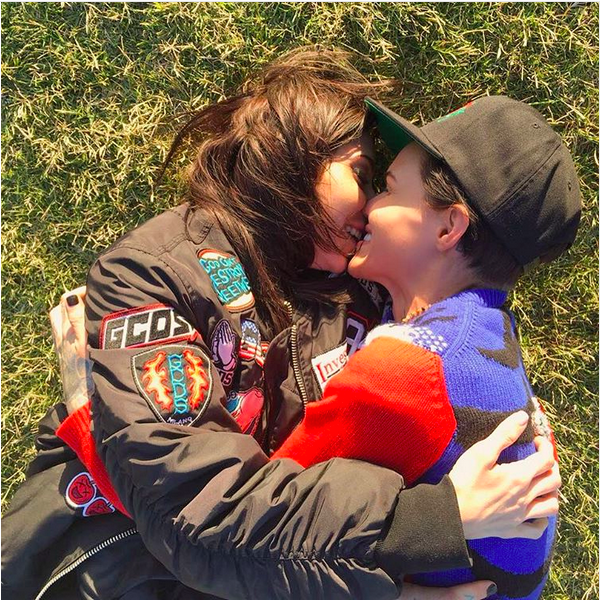 A atriz Ruby Rose e a ex-namorada, a cantora Jessica Origliasso (Foto: Instagram)
