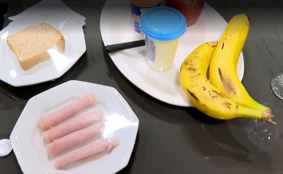 Lancheira deve ter combinações saudáveis, com lácteos, frutas e carboidratos — Foto: Reprodução EPTV