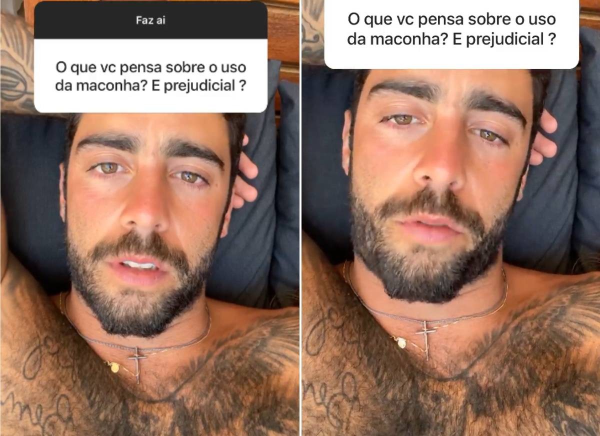 Pedro Scooby responde a seguidor sobre o uso da maconha (Foto: Reprodução/Instagram)