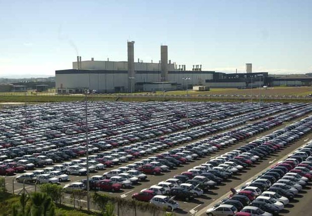 Fábrica da Ford no Rio Grande do Sul (Foto: Reprodução/YouTube)