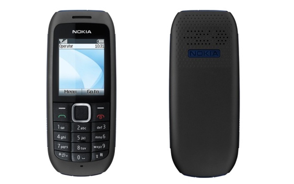 Nokia 1616: Ótima bateria e resistência à poeira | TechTudo