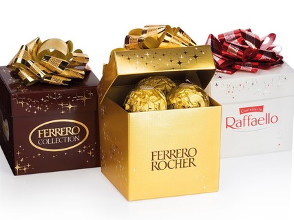 A edição limitada da Ferrero (ferrero.com.br) inclui três caixinhas deliciosas:  Ferrero Rocher, Ferrero Collection e Raffaello (R$ 14,99 cada)