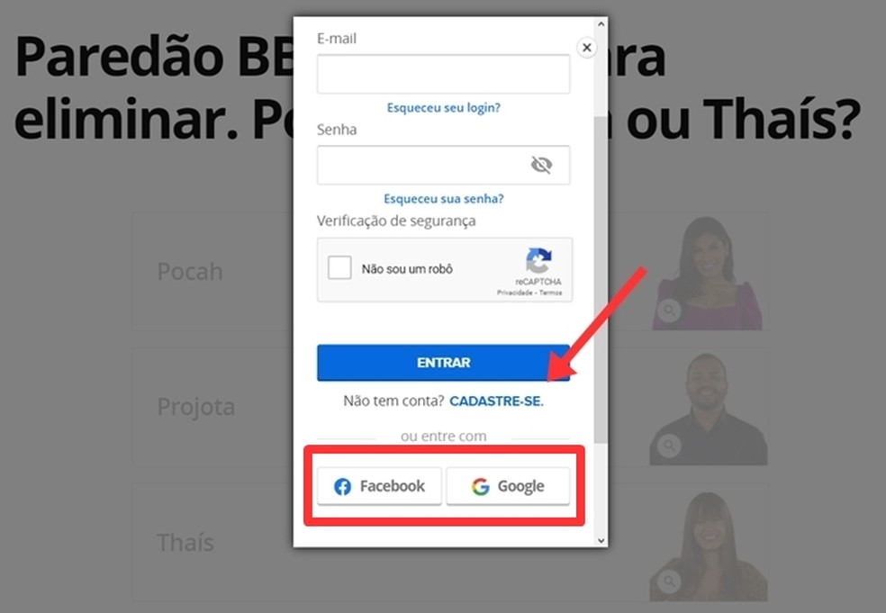 Paredao Bbb 21 Como Votar Para Eliminar Pocah Projota Ou Thais Internet Techtudo