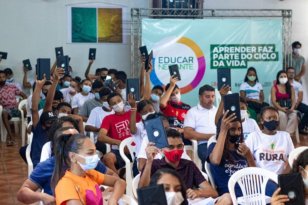 Aplicativo que leva educação para zona rural do Piauí é finalista em prêmio de R$ 200 mil da Rede Globo — Foto: Divulgação/Projeto Educar Nestante