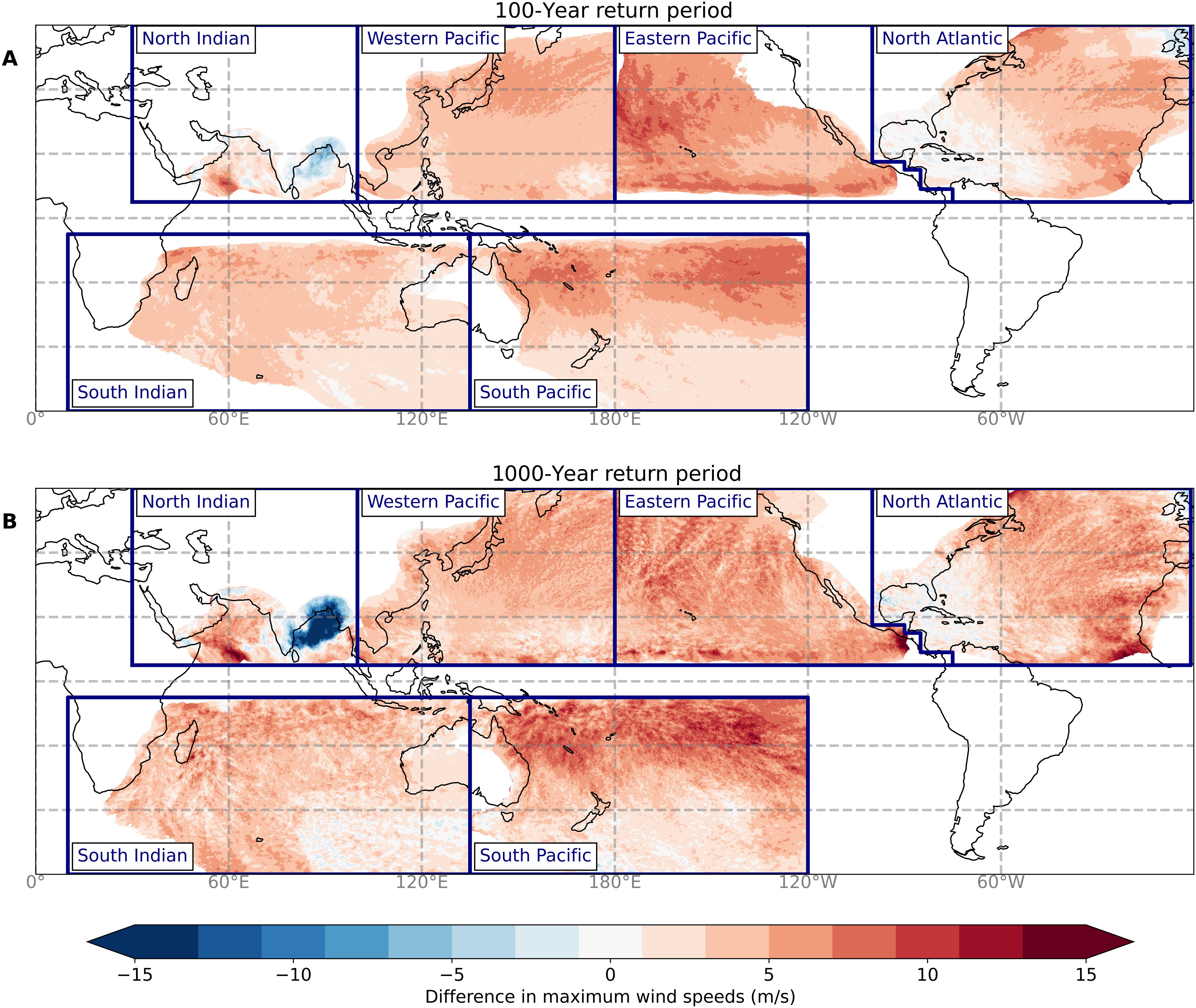 Condições climáticas médias de 1980-2017 e 2015-2050, estudas para conseguirem prever a localização de novos clicones (Foto: Science Advance)