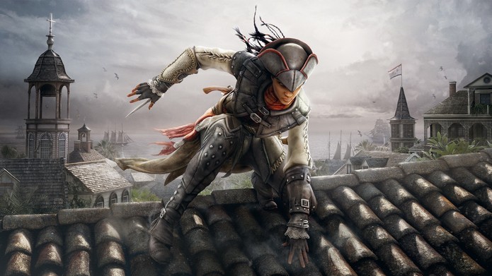 Assassins Creed 3: Liberation trouxe a primeira mulher da série (Foto: Divulgação/Ubisoft)