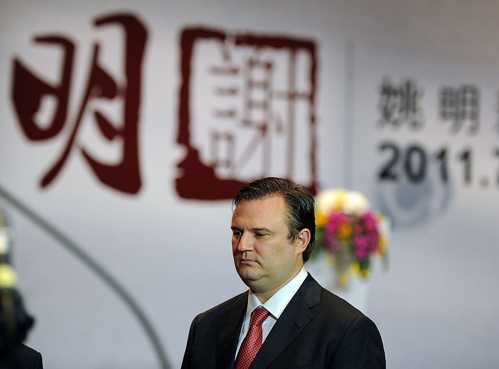 SHANGHAI, CHINA - JULY 20:  (CHINA OUT) Houston Rockets general manager Daryl Morey attends Yao Ming's press conference announcing his retirement from basketball on July 20, 2011 in Shanghai, China.  (Photo by Visual China Group via Getty Images) (Foto: Visual China Group via Getty Ima)