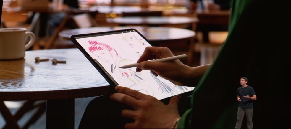 Novo iPad Pro também deve ganhar nova tecnologia — Foto: Divulgação/Apple