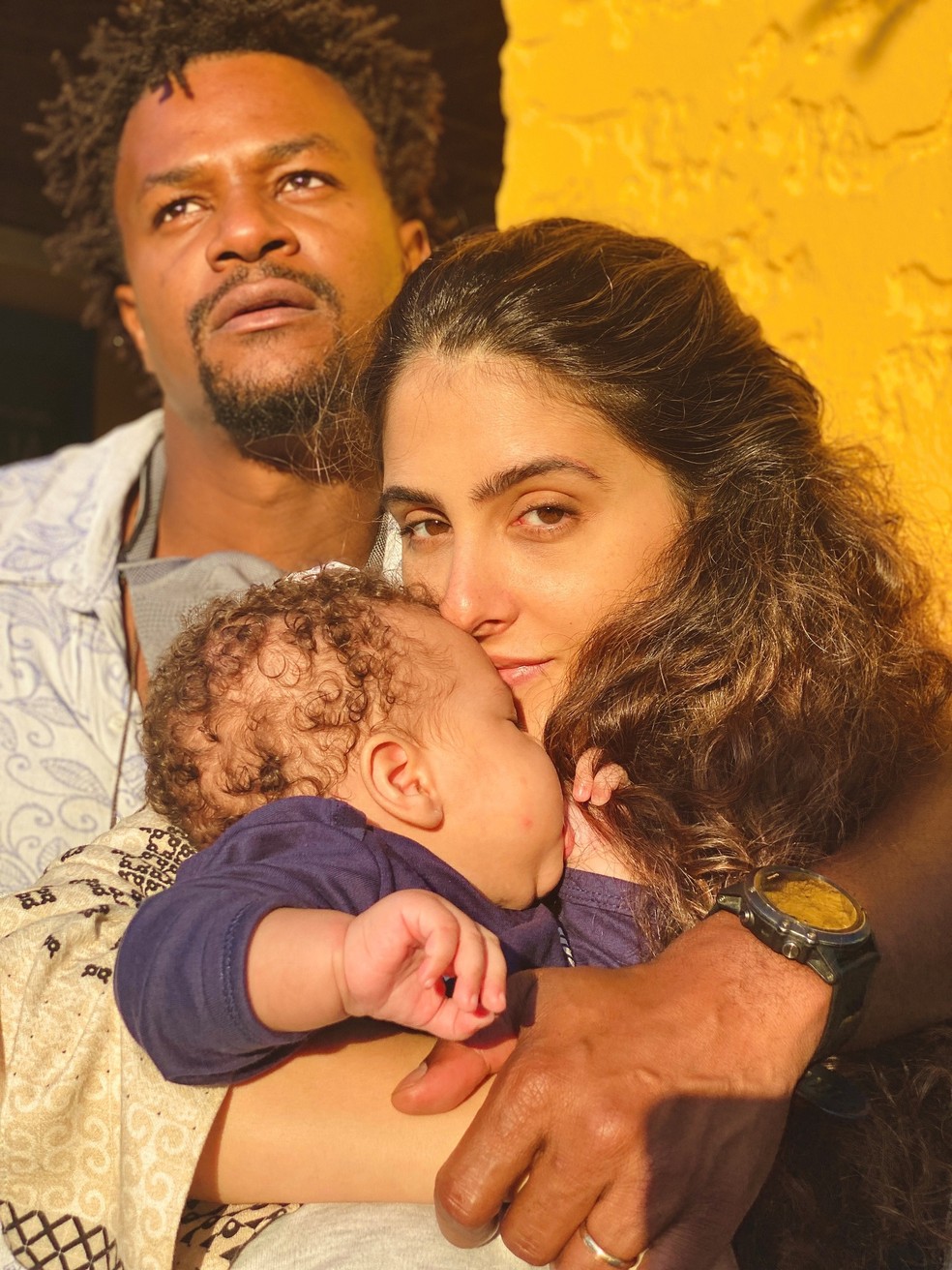 Yasmin Garcez e David Júnior falam sobre a importância da família e os cuidados com Amora  — Foto: Renan Brito/Divulgação