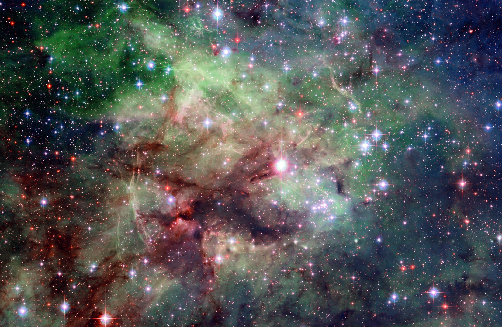 Nebulosa da Tarântula (Foto: ESA/Hubble)