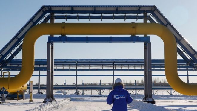 BBC: O gasoduto Força da Sibéria fornecerá 38 bilhões de metros cúbicos de gás por ano (Foto: REUTERS)