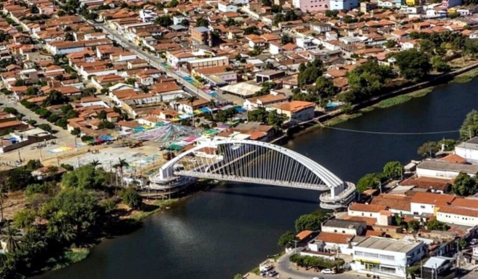 Imagem aérea de Santa Maria da Vitória na Bahia — Foto: Divulgação
