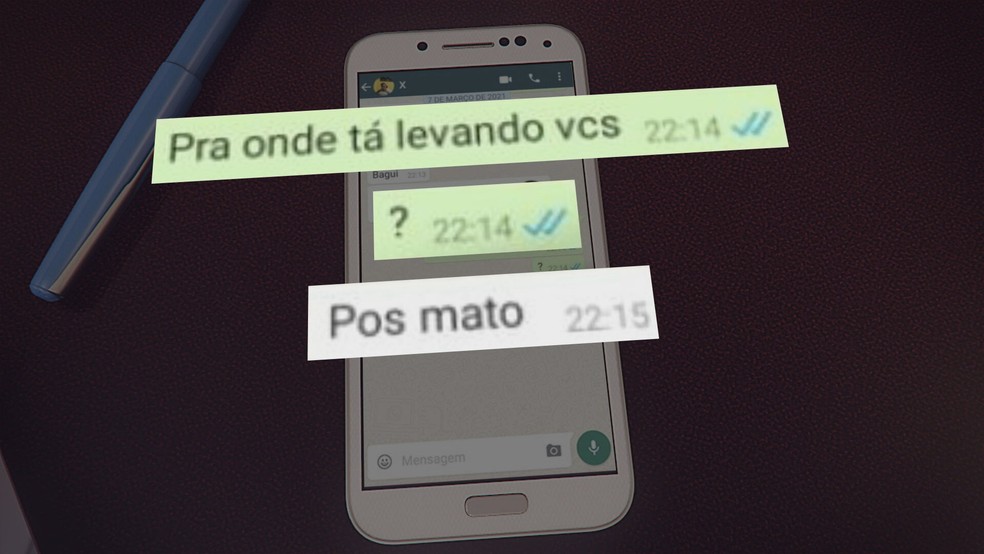 Jovem de 17 anos mandou mensagens e áudio duas horas antes de morrer — Foto: Reprodução