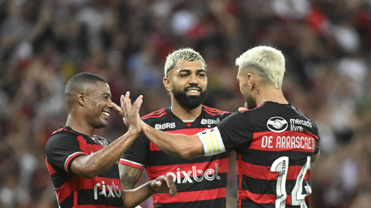 Gabigol, do Flamengo, mira artilharia histórica da Libertadores: "Se eu ficar no Brasil, é possível"
