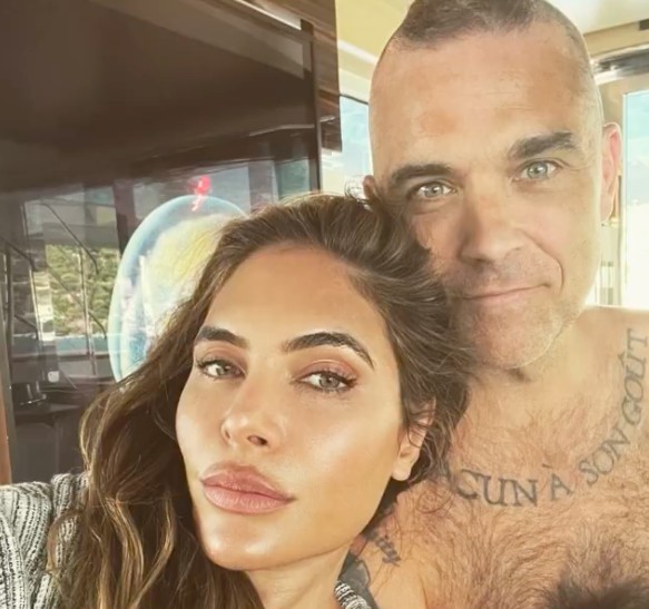 Ayda Field e Robbie Williams (Foto: Reprodução / Instagram)