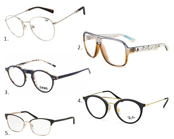 òculos diferentes para criar um look geek (Foto: Divulgação)