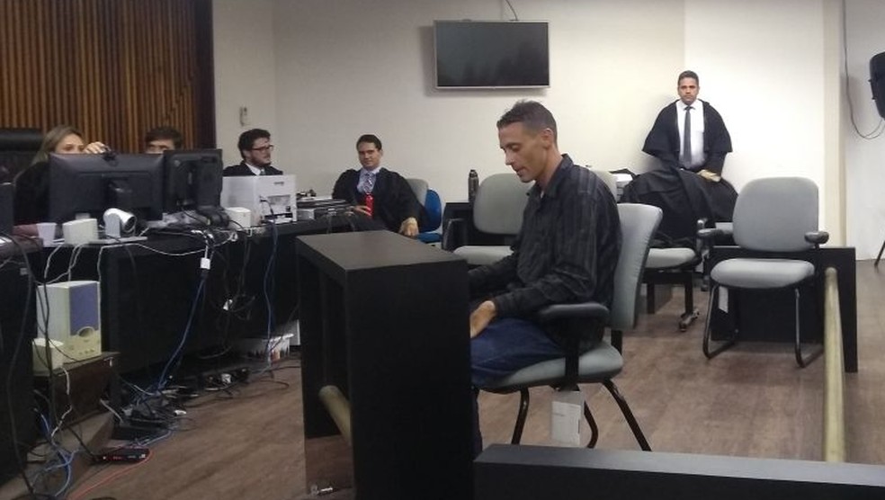 Thiago Santos é acusado de participar do homicídio de Franciellen (Foto: Matheus Tenório/G1)