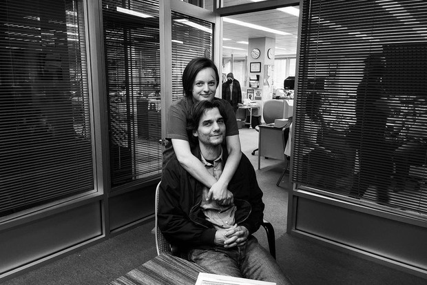 Elisabeth Moss e Wagner Moura (Foto: Reprodução/Instagram)
