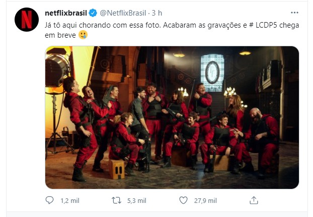 O tweet da Netflix (Foto: Reprodução Twitter )