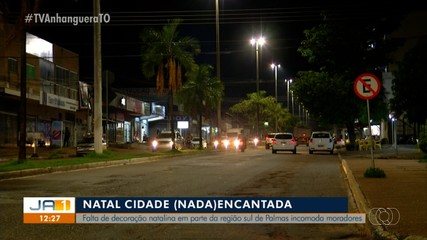 Falta de decoração natalina em parte da região sul de Palmas incomoda moradores