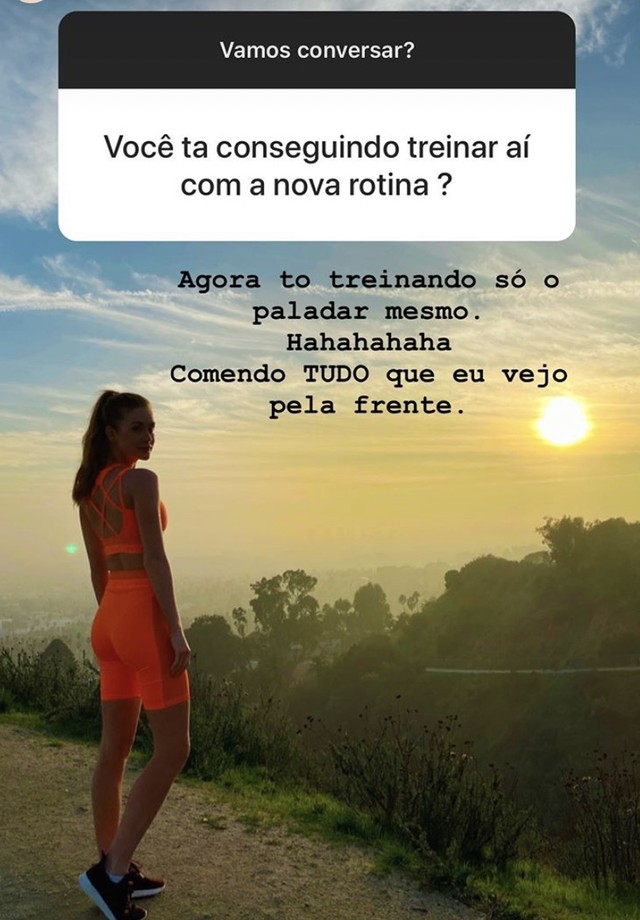 Marina Ruy Barbosa mata curiosidade dos fãs sobre sua rotina em LA (Foto: Reprodução/Instagram)