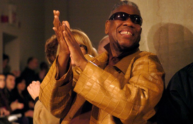 Andre Leon Talley at Dana Buchman Fall 2006 during Olympus Fashion Week Fall 2006 - Dana Buchman - Front Row and Backstage at 1441 Broadway Show Room in New York City, New York, United States. (Photo by Duffy-Marie Arnoult/WireImage) (Foto: WireImage)