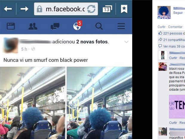 G1 - Jovem de black power é ironizada na web: 'Não abaixo cabeça para  racista' - notícias em Rio de Janeiro