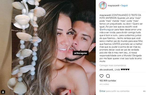 Mayra Cardi faz desabafo após anunciar gravidez (Foto: Reprodução/Instagram)