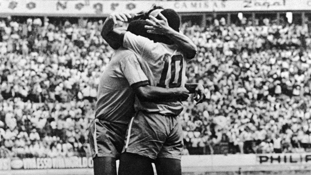clodoaldo Brasil e Uruguai na Copa de 70
